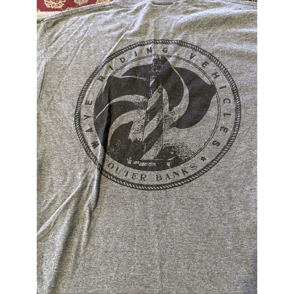 Wave Riding Vehicles Grey T-Shirt Men's Size Medium Outer Banks (Drew)